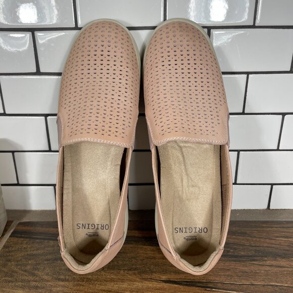 Earth Origins Elin Womens Size 8 Wide Shoes Dusty Pink Leather Casual Slip On - Picture 7 of 13